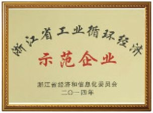 浙江省工業(yè)循環(huán)經(jīng)濟示范企業(yè)
